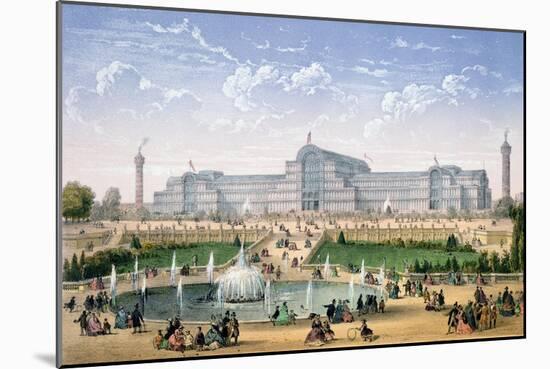Crystal Palace, Sydenham, circa 1862-Achille-louis Martinet-Mounted Giclee Print