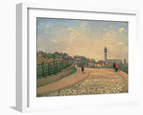 Crystal Palace, Upper Norwood-Camille Pissarro-Framed Giclee Print