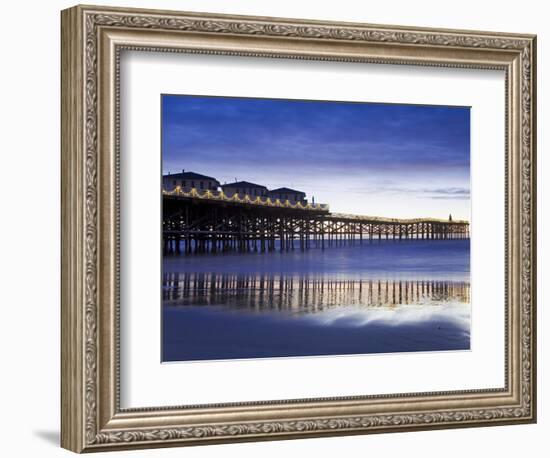 Crystal Pier on Pacific Beach, San Diego, California, United States of America, North America-Richard Cummins-Framed Photographic Print