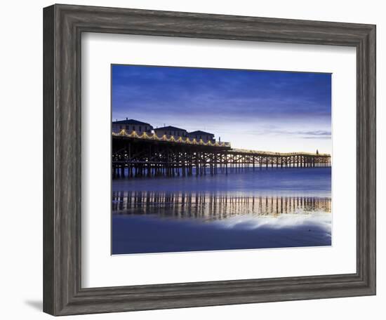 Crystal Pier on Pacific Beach, San Diego, California, United States of America, North America-Richard Cummins-Framed Photographic Print