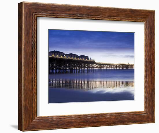 Crystal Pier on Pacific Beach, San Diego, California, United States of America, North America-Richard Cummins-Framed Photographic Print