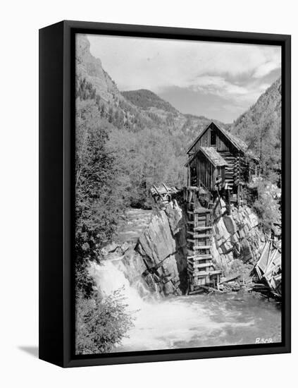 Crystal River Mill, 1960-null-Framed Premier Image Canvas