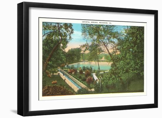 Crystal Spring, Roanoke, Virginia-null-Framed Art Print