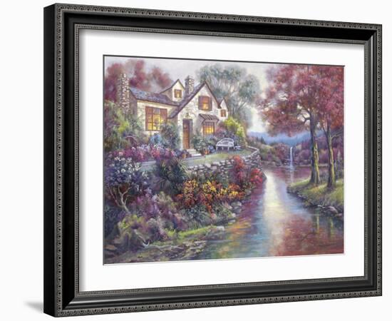 Crystal Streams-Carl Valente-Framed Art Print