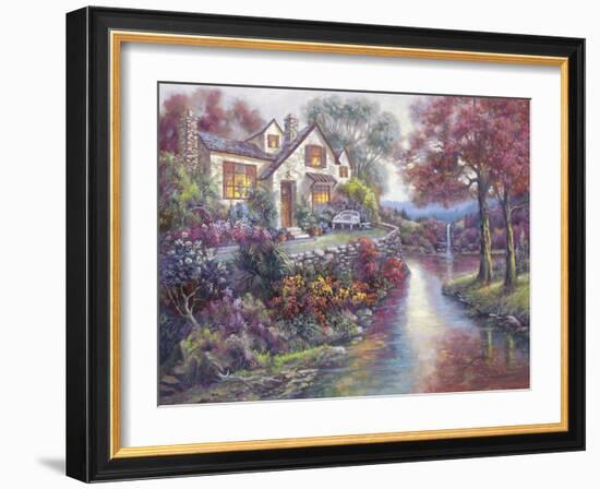 Crystal Streams-Carl Valente-Framed Art Print