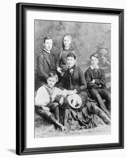 Cs Rolls as a Boy, 1880S-null-Framed Photographic Print