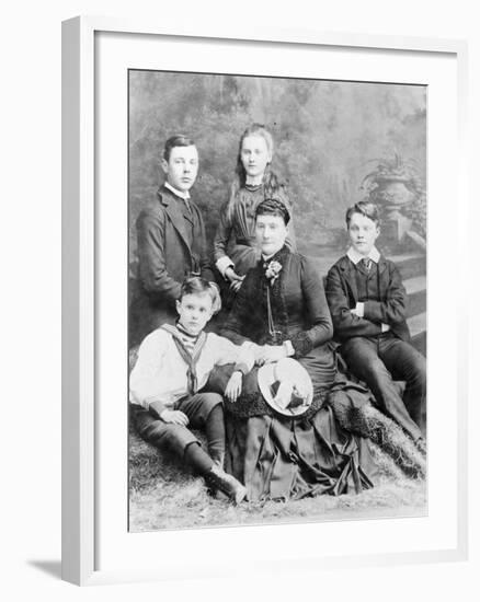 Cs Rolls as a Boy, 1880S-null-Framed Photographic Print