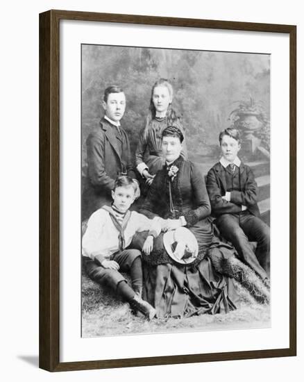 Cs Rolls as a Boy, 1880S-null-Framed Photographic Print