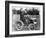 Cs Rolls in His 4Hp Peugeot Voiturette, C1900-null-Framed Photographic Print