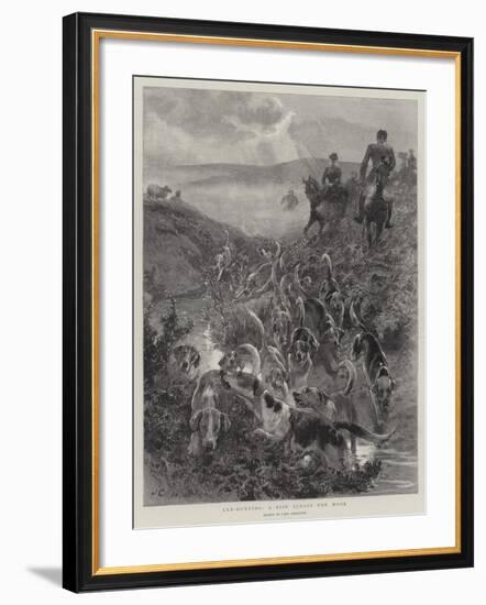 Cub-Hunting, a Spin across the Moor-John Charlton-Framed Giclee Print