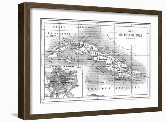 Cuba, 19th Century-null-Framed Giclee Print