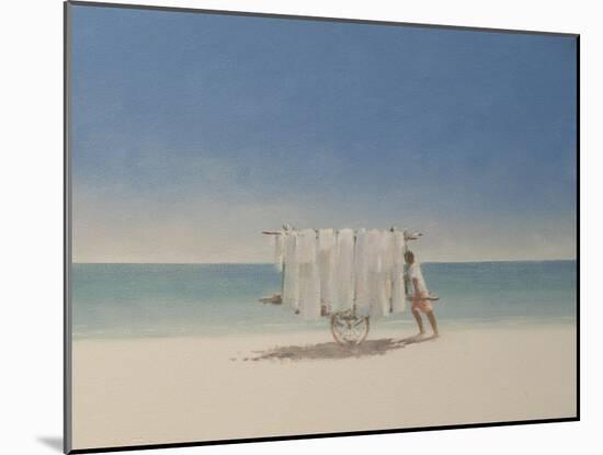 Cuba Beach Seller, 2010-Lincoln Seligman-Mounted Giclee Print