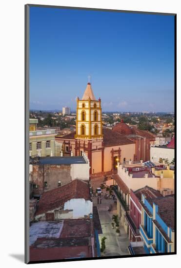 Cuba, Camaguey, Camaguey Province, City Looking Towards Iglesia De Nuestra Señora De La Soledad-Jane Sweeney-Mounted Photographic Print