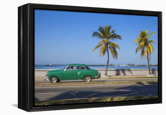 Cuba, Cienfuegos, the Malecon Linking the City Center to Punta Gorda-Jane Sweeney-Framed Premier Image Canvas