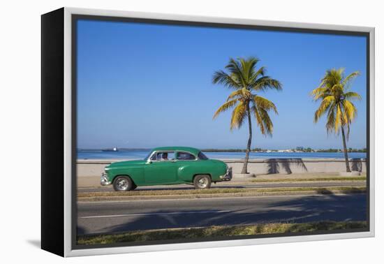 Cuba, Cienfuegos, the Malecon Linking the City Center to Punta Gorda-Jane Sweeney-Framed Premier Image Canvas