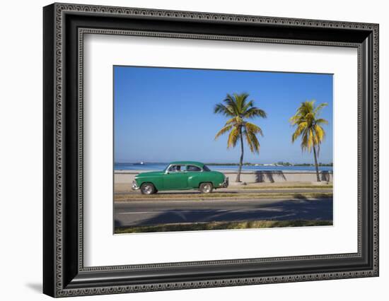 Cuba, Cienfuegos, the Malecon Linking the City Center to Punta Gorda-Jane Sweeney-Framed Photographic Print