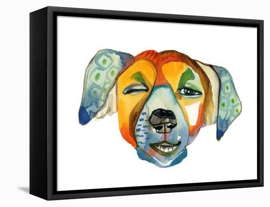 Cuba Dog, Camilla-Stacy Milrany-Framed Stretched Canvas