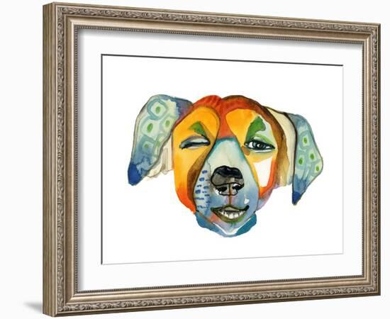 Cuba Dog, Camilla-Stacy Milrany-Framed Art Print
