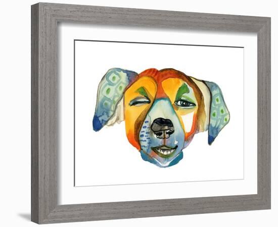 Cuba Dog, Camilla-Stacy Milrany-Framed Art Print