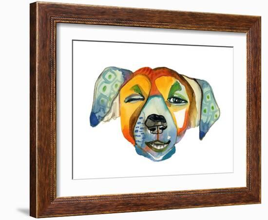 Cuba Dog, Camilla-Stacy Milrany-Framed Art Print