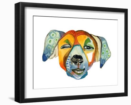 Cuba Dog, Camilla-Stacy Milrany-Framed Art Print