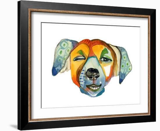 Cuba Dog, Camilla-Stacy Milrany-Framed Art Print