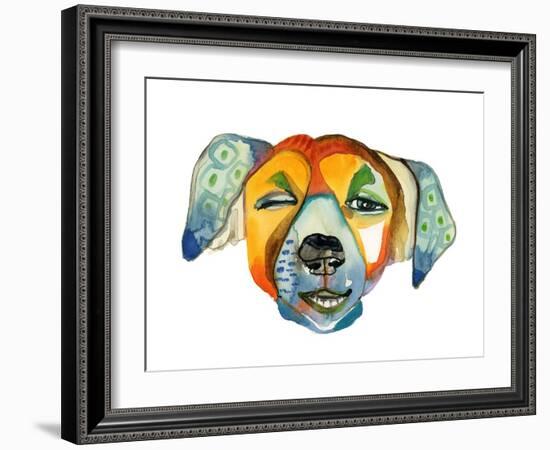 Cuba Dog, Camilla-Stacy Milrany-Framed Art Print