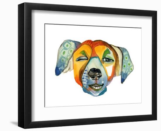 Cuba Dog, Camilla-Stacy Milrany-Framed Art Print