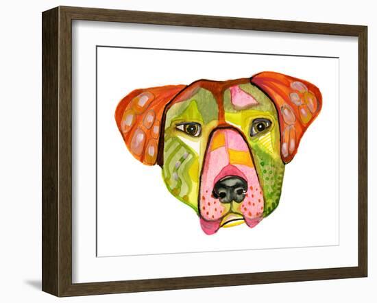 Cuba Dog, Hector-Stacy Milrany-Framed Art Print