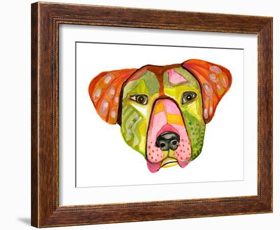 Cuba Dog, Hector-Stacy Milrany-Framed Art Print