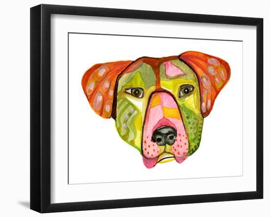 Cuba Dog, Hector-Stacy Milrany-Framed Art Print