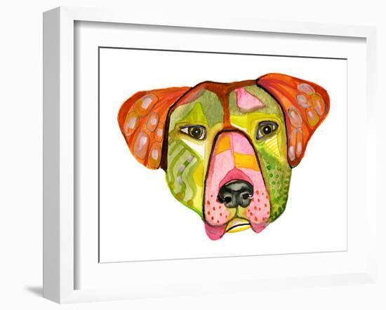 Cuba Dog, Hector-Stacy Milrany-Framed Art Print