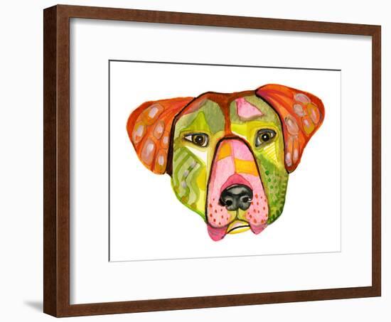 Cuba Dog, Hector-Stacy Milrany-Framed Art Print