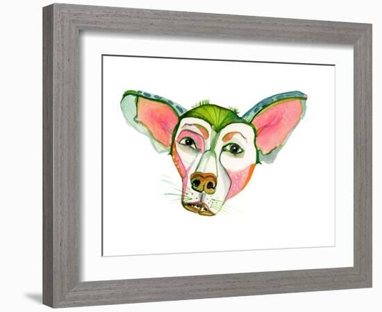 Cuba Dog, Jorge-Stacy Milrany-Framed Art Print