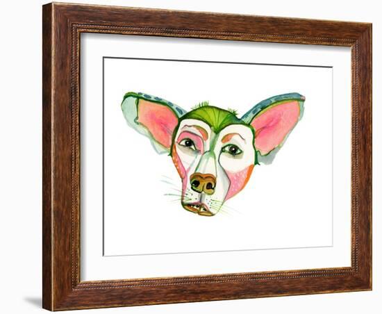 Cuba Dog, Jorge-Stacy Milrany-Framed Art Print