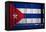 Cuba Flag-budastock-Framed Stretched Canvas