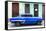 Cuba Fuerte Collection - 66 Street Havana Blue Car-Philippe Hugonnard-Framed Stretched Canvas