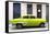 Cuba Fuerte Collection - 66 Street Havana Lime Green Car-Philippe Hugonnard-Framed Stretched Canvas