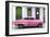 Cuba Fuerte Collection - 66 Street Havana Pink Car-Philippe Hugonnard-Framed Photographic Print