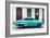 Cuba Fuerte Collection - 66 Street Havana Turquoise Car-Philippe Hugonnard-Framed Photographic Print