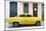 Cuba Fuerte Collection - 66 Street Havana Yellow Car-Philippe Hugonnard-Mounted Photographic Print