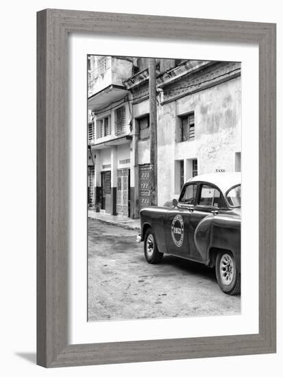 Cuba Fuerte Collection B&W - 1953 Pontiac Original Classic Car IV-Philippe Hugonnard-Framed Photographic Print