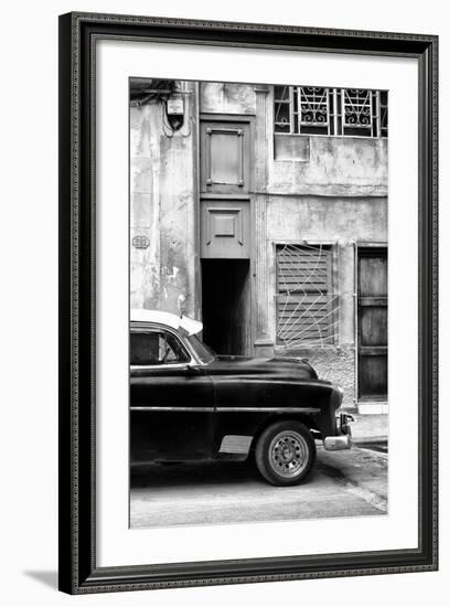 Cuba Fuerte Collection B&W - 261 Street Havana II-Philippe Hugonnard-Framed Photographic Print