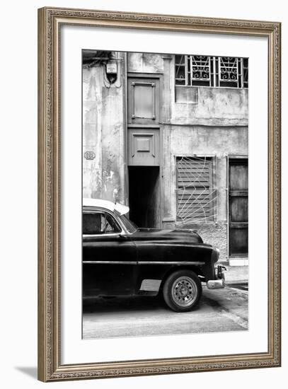 Cuba Fuerte Collection B&W - 261 Street Havana II-Philippe Hugonnard-Framed Photographic Print