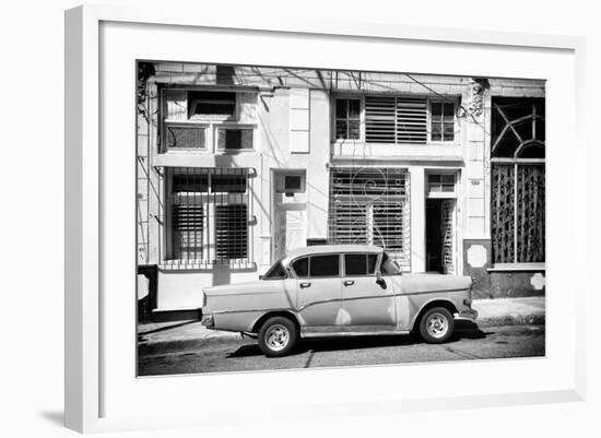 Cuba Fuerte Collection B&W - 3119 Street Havana-Philippe Hugonnard-Framed Photographic Print