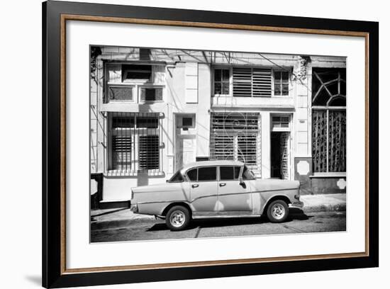 Cuba Fuerte Collection B&W - 3119 Street Havana-Philippe Hugonnard-Framed Photographic Print