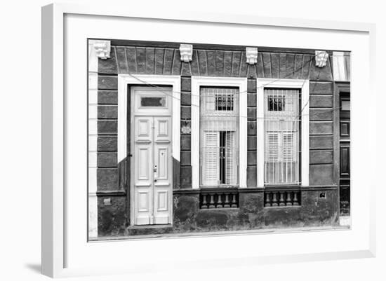 Cuba Fuerte Collection B&W - 355 Street Havana-Philippe Hugonnard-Framed Photographic Print