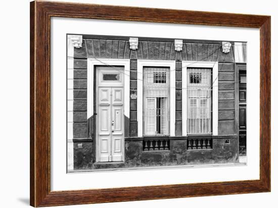 Cuba Fuerte Collection B&W - 355 Street Havana-Philippe Hugonnard-Framed Photographic Print