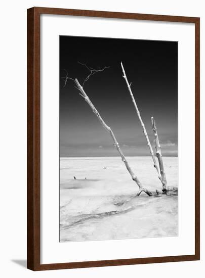 Cuba Fuerte Collection B&W - Alone in the Ocean-Philippe Hugonnard-Framed Photographic Print