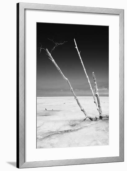 Cuba Fuerte Collection B&W - Alone in the Ocean-Philippe Hugonnard-Framed Photographic Print